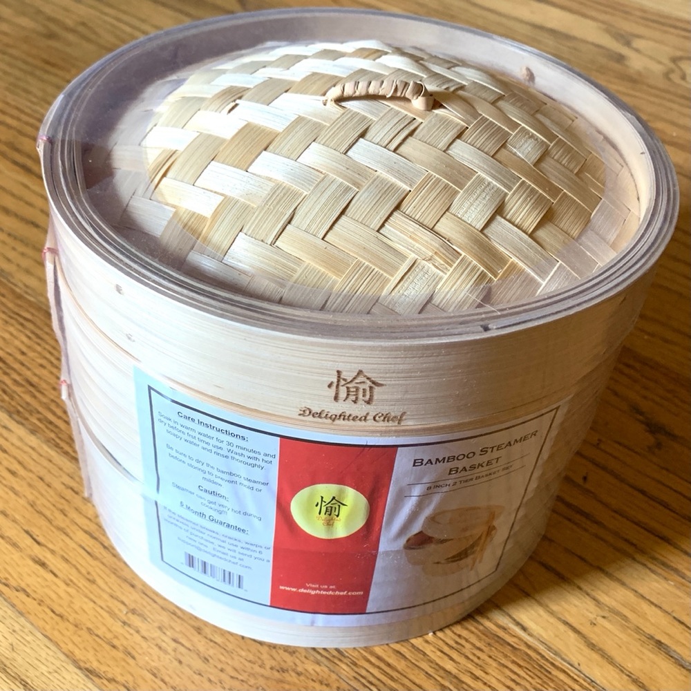 🆕 bamboo steamer ❤️